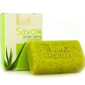 Fair & White Aloe Vera Exfoliating Soap 200g